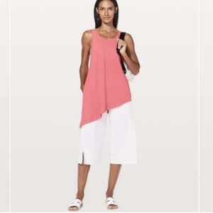 Lululemon “To The Point” Tank Top Women’s Size 6 Glossy Coral Activewear NWT